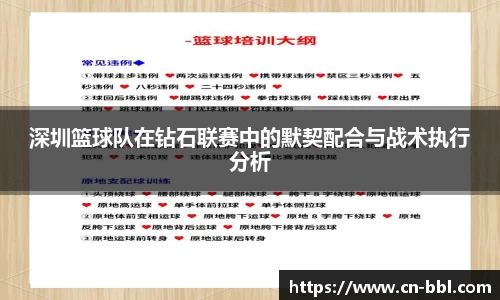 深圳篮球队在钻石联赛中的默契配合与战术执行分析